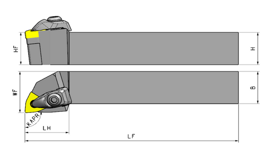 Turning ToolHolder for WN Insert