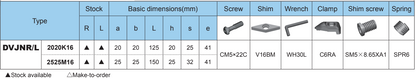 ZCC - External Turning Tool Holder for VN Insert