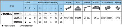 ZCC - External Turning Tool Holder for TN Insert