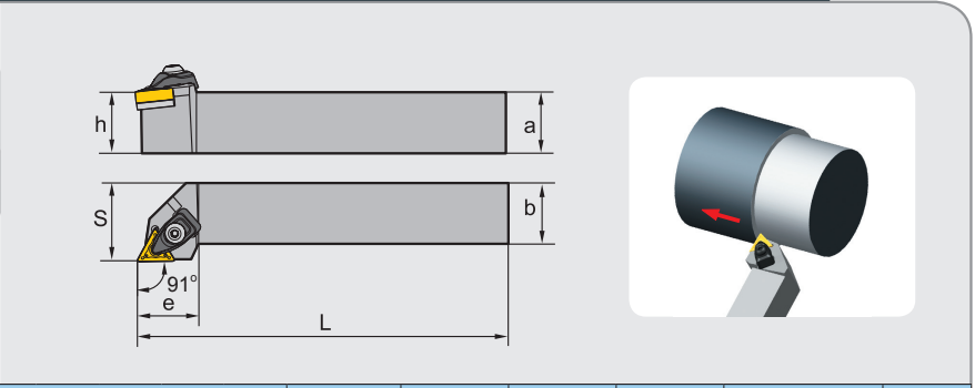 ZCC - External Turning Tool Holder for TN Insert