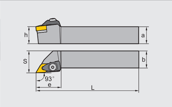 ZCC - External Turning Tool Holder for DN Insert